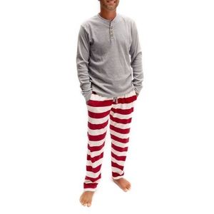 Men’s Burts Bees Rugby Stripe Pajamas size Large